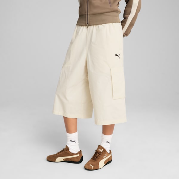 FUTURE ARCHIVE Relaxed Fit 16" Cargo Jorts, Alpine Snow, extralarge-IND